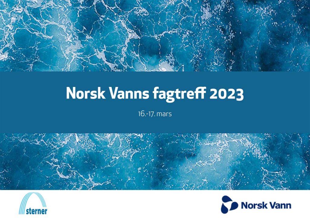 Møt oss på Norsk Vanns fagtreff 16. – 17. mars 2023