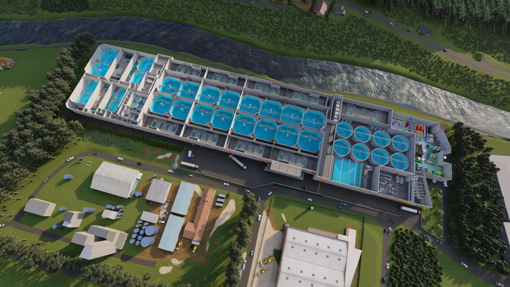 From fish sludge to fertilizer at the world’s largest landbased trout farm