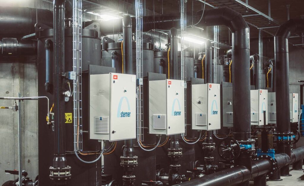 OxyTech oksygeninnblander installert i landbasert akvakulturanlegg
